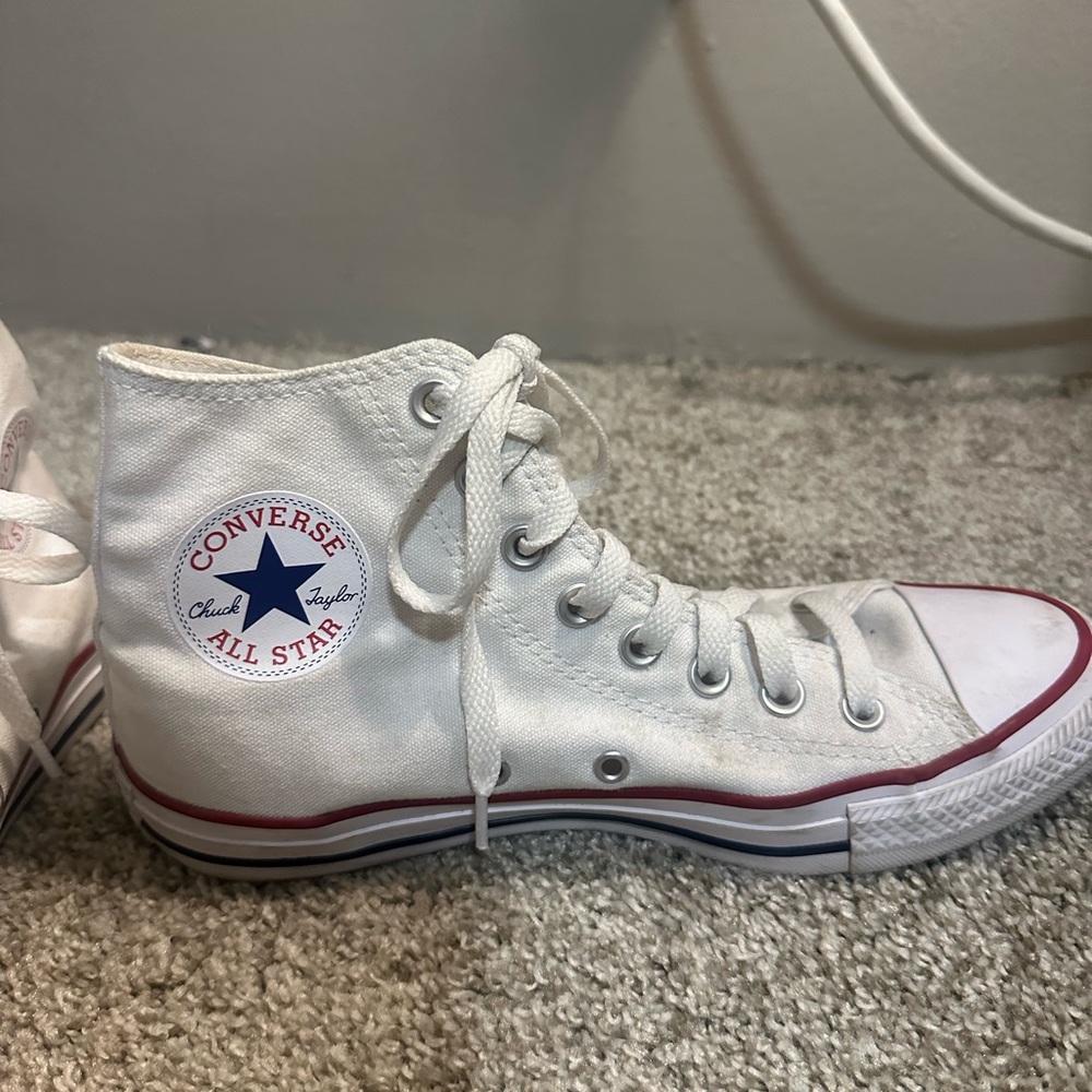 White high top converse